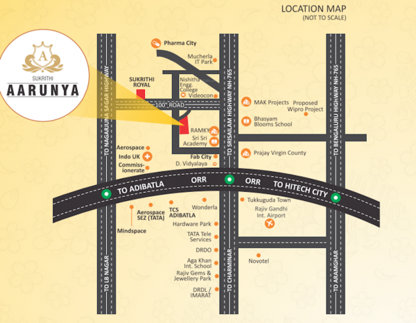  sukrithi-aarunya Location Plan