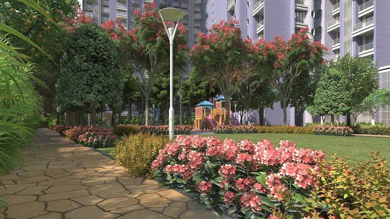  vedant millenia happiness phase ii wing b Landscape Garden and Tree Planting