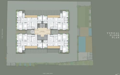 sherwoods-amaltas Sherwoods Amaltas Cluster Plan from 1st to 9th Floor