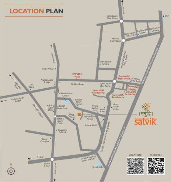  samruddhi-satvik Location Plan