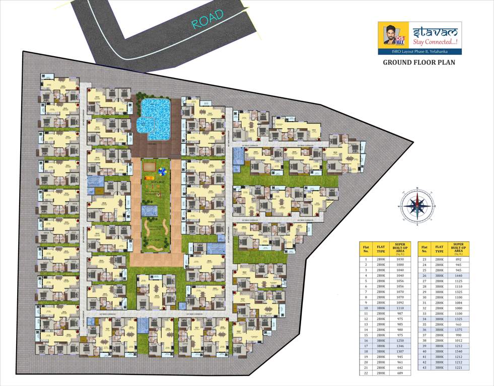  stavam Ds Max Stavam Cluster Plan for ground Floor