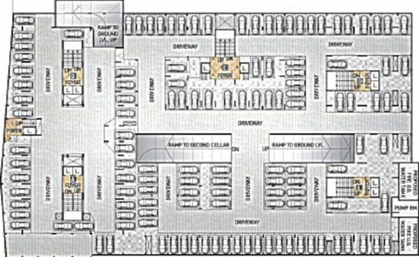  shyam-status Block A,B,C,D,E Cluster Plan for Basement