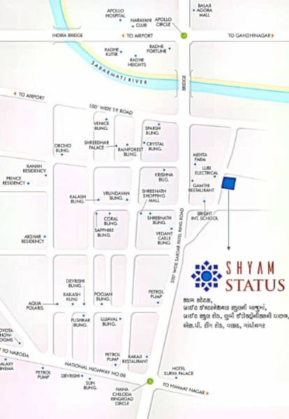  shyam-status Location Plan