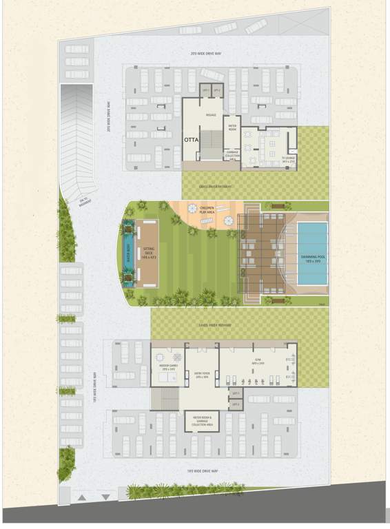  elinor Tower 1, 2 Cluster Plan For Ground Floor