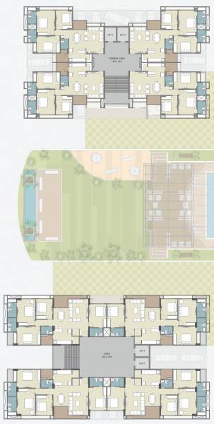  elinor Tower 1, 2 Cluster Plan From 2nd To 12th Floor