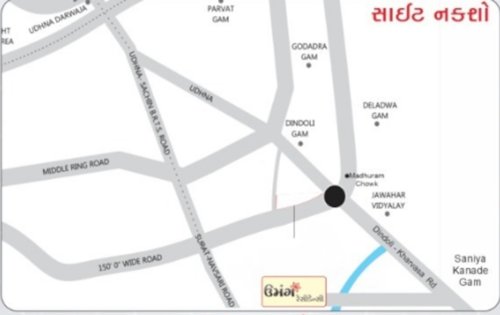  umang-residency-vibhag-1-2-3 Location Plan