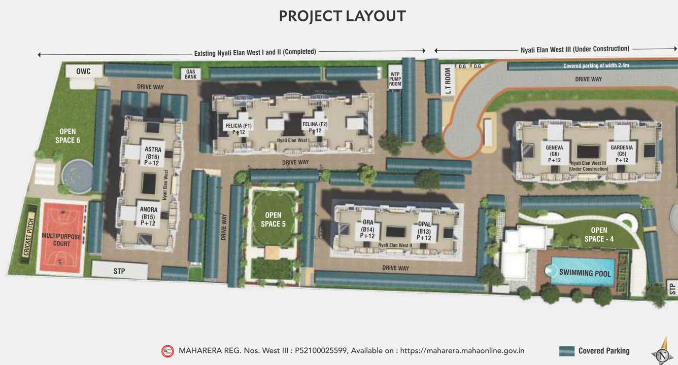  elan west iii Layout Plan