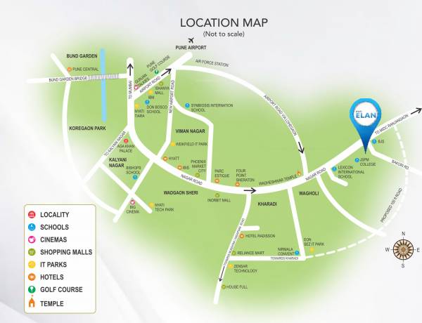  elan-west-iii Location Plan