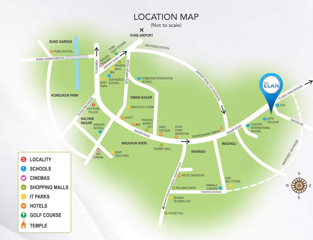  elan west iii Location Plan