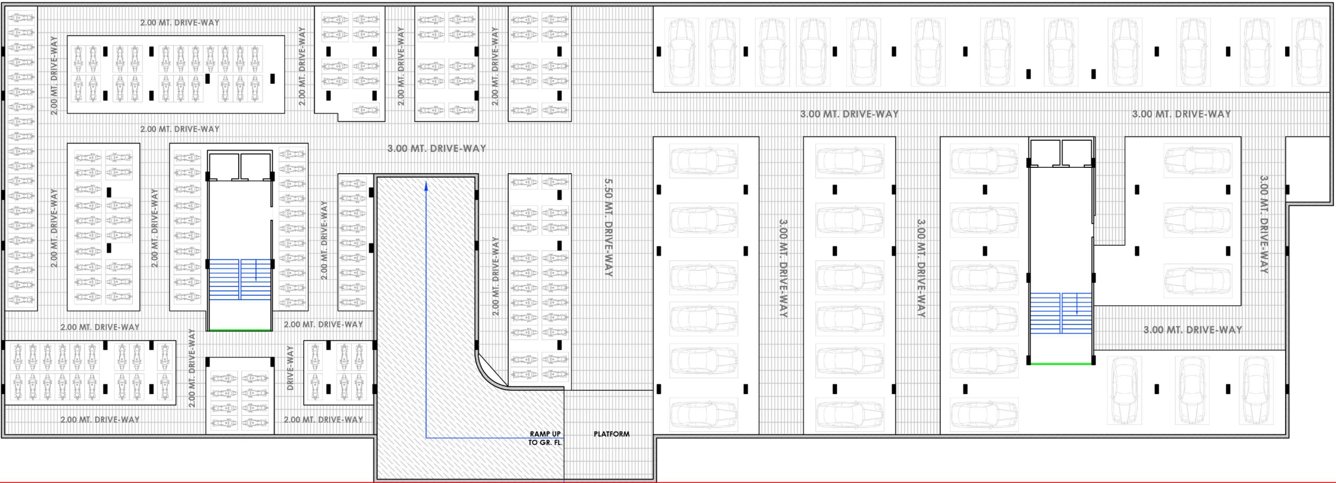  the nest residency Block A+B Basement Cluster Plan