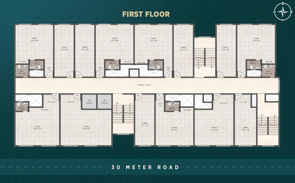  mangeshi era Mangeshi Era Cluster Plan for 1st Floor