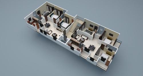  garden-green-apartment Garden Green Apartment Cluster Plan