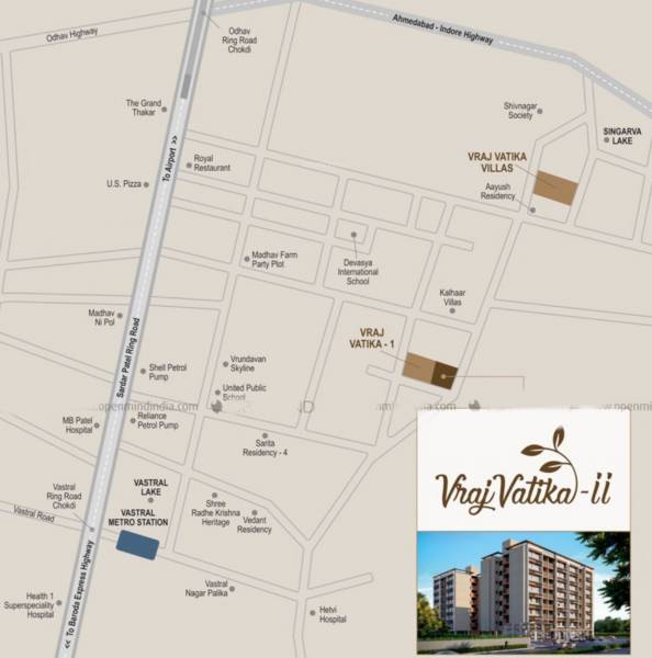  vraj-vatika-ii Location Plan