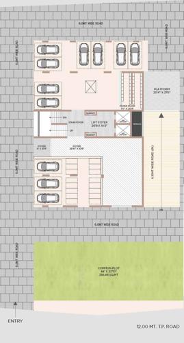  nandini-heights Nandini Heights Ground Floor Cluster Plan