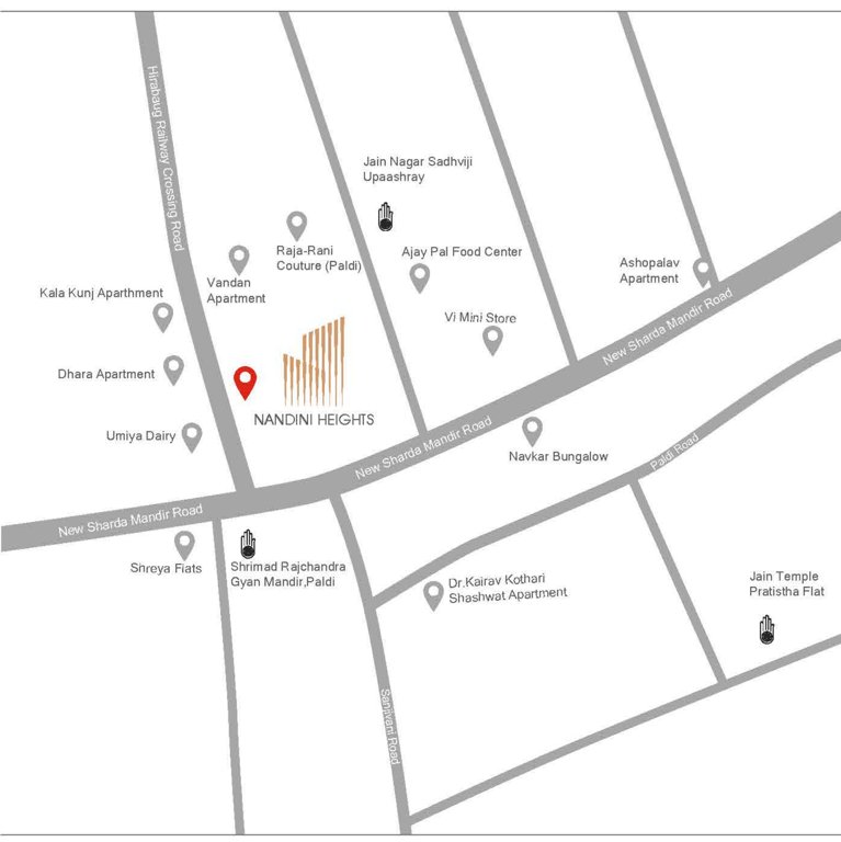  nandini heights Location Plan