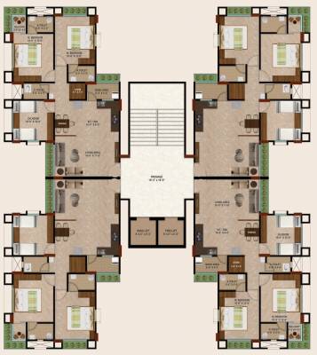  antriksh-heights Building A Cluster Plan