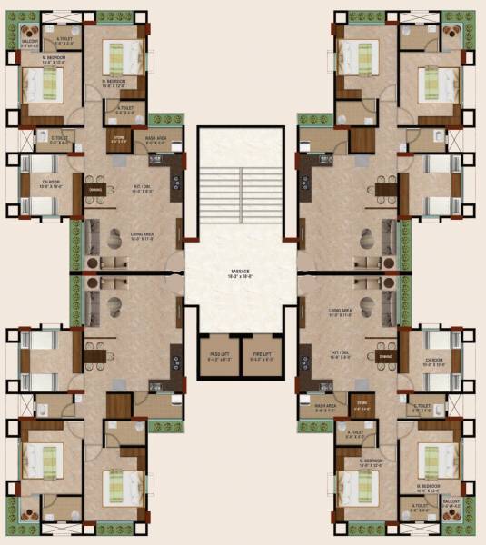  antriksh-heights Building A Cluster Plan