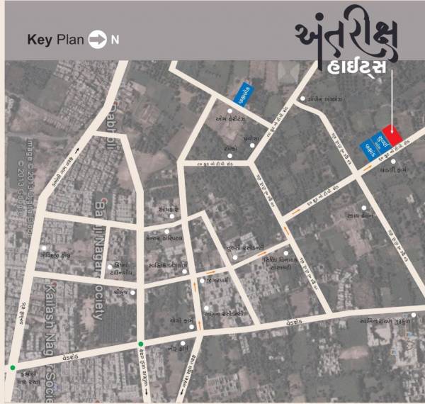  antriksh-heights Location Plan