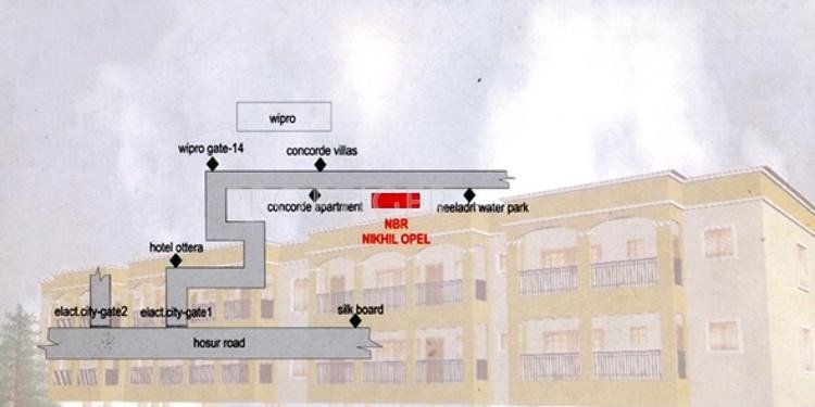 Images for Location Plan of NBR Nikhil Opel Apartments