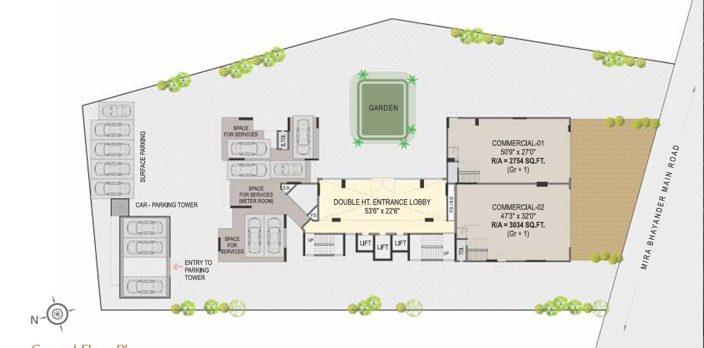  vivanta marvel Vivanta Marvel Cluster Plan for ground Floor