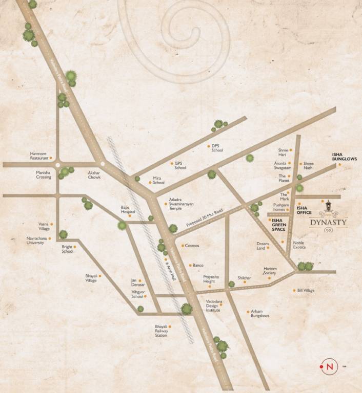 dynasty Location Plan