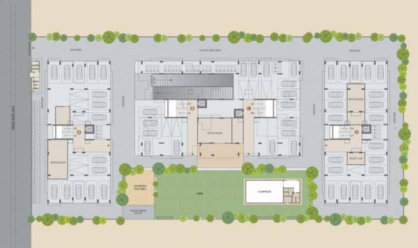  exotica A,B,C,D Ground Floor Cluster Plan