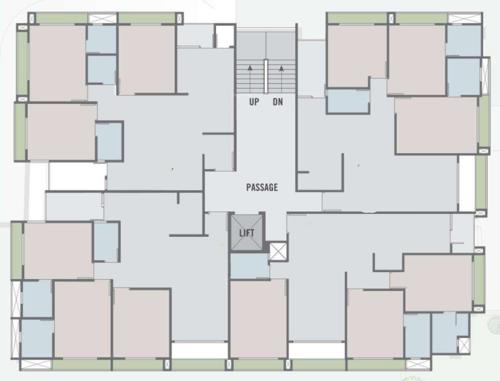  shreeram-apartment Shreeram Apartment Cluster Plan