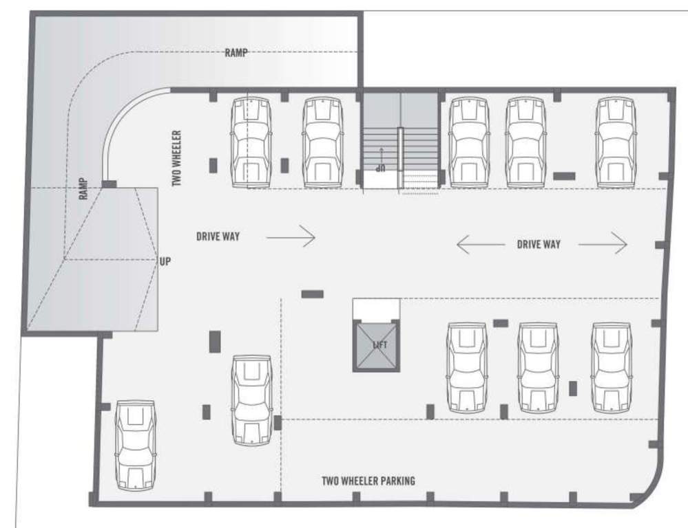  shreeram apartment Shreeram Apartment Cluster Plan For Basement