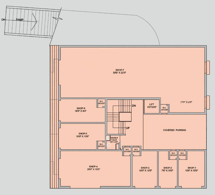 sumangal appartment Cluster Plan