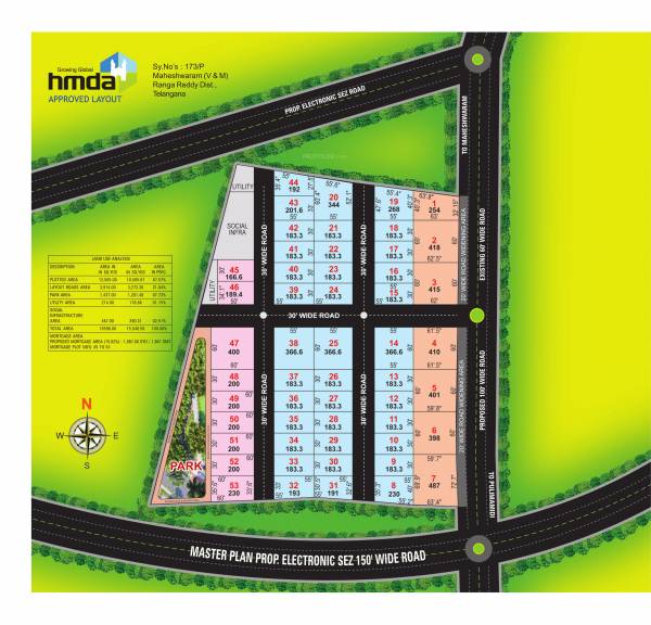  drr-s-happy-residency Layout Plan