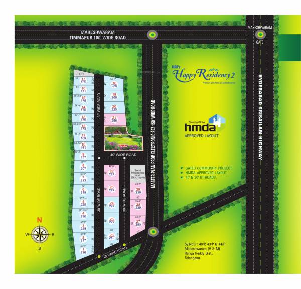  drr-s-happy-residency Layout Plan