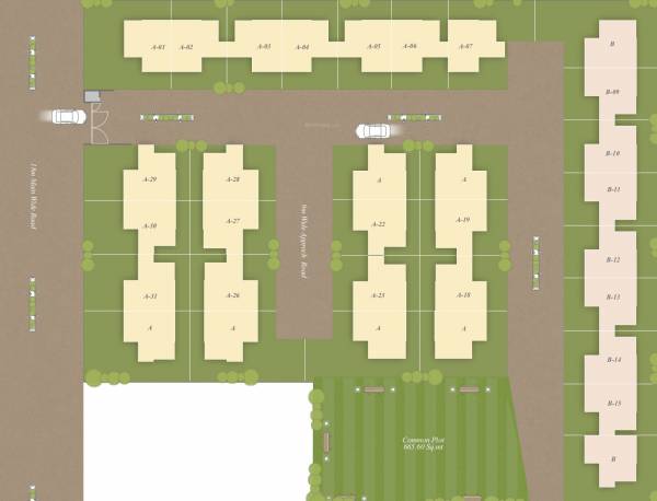  villas Layout Plan