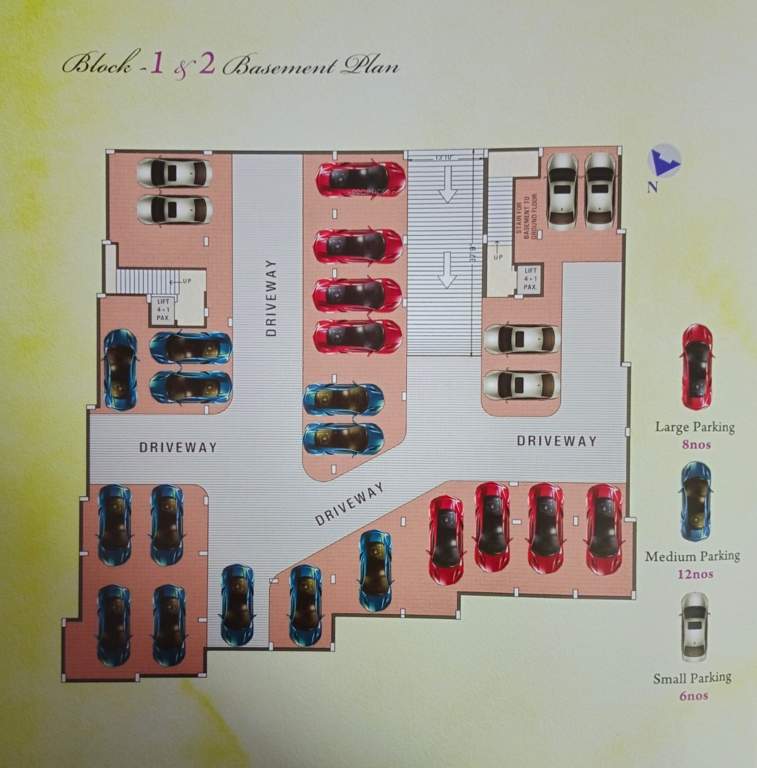  natural city Block A And B Cluster Plan For Ground Floor