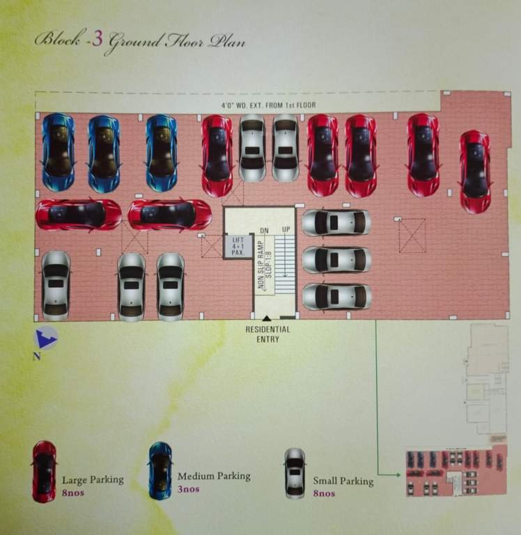 natural city Block C Cluster Plan For Ground Floor