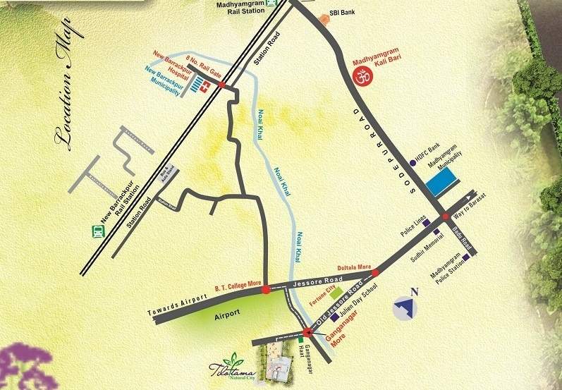  natural city Location Plan
