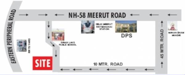  sawaraj-garden Location Plan