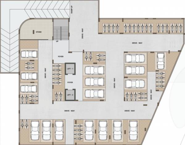  adhyay Adhyay Cluster Plan for Basement Floor