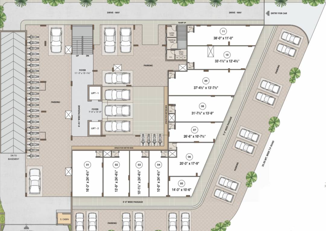  adhyay Adhyay Cluster Plan for ground Floor