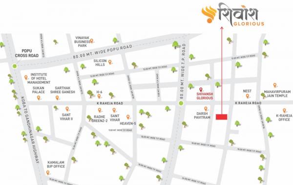  shivansh-glorious Location Plan