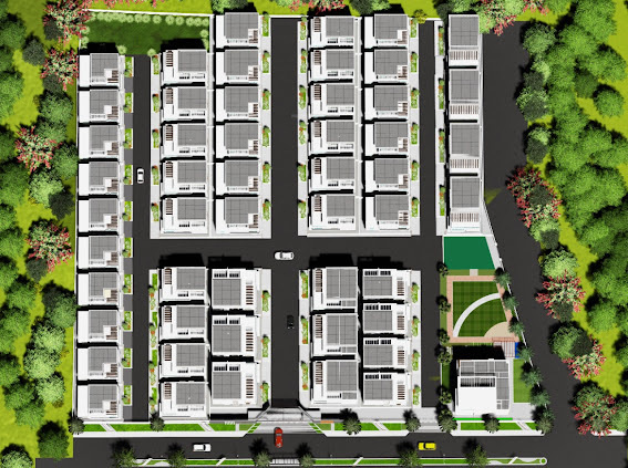  serene-villas Layout Plan