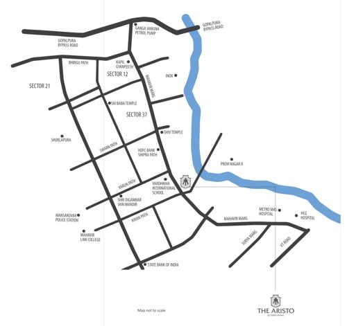  the-aristo Location Plan
