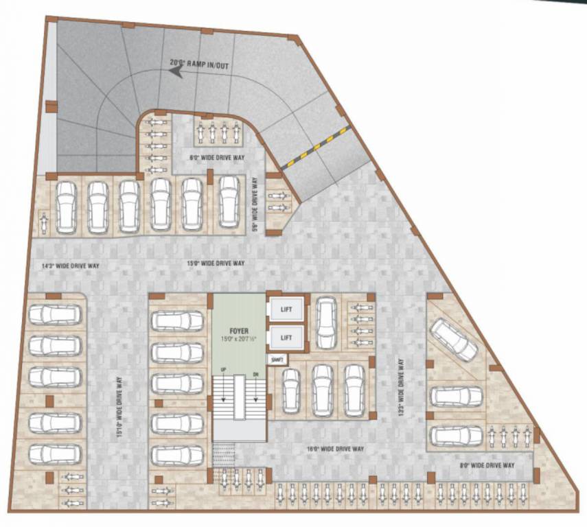  icon Cluster Plan 3rd Basement