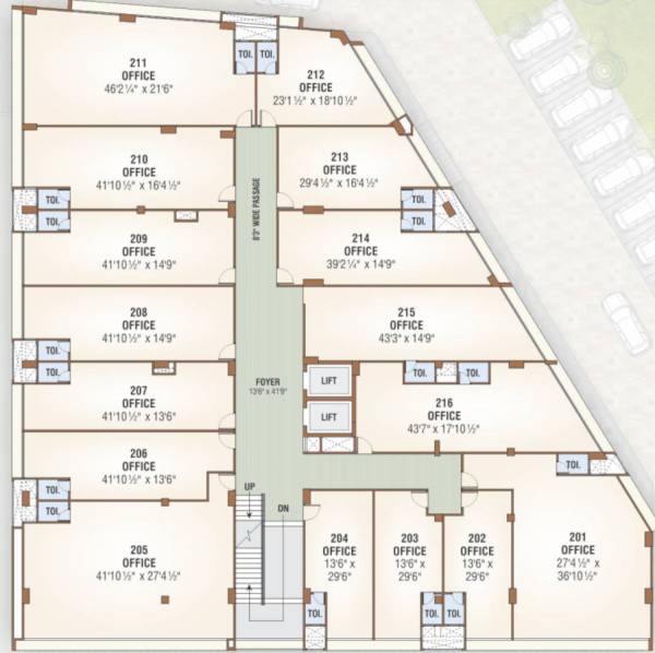  icon Cluster Plan For 2nd Floor