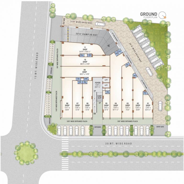  icon Cluster Plan For Ground Floor