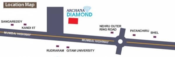  archana-diamond Location Plan