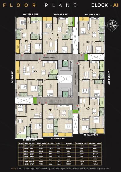  cozy-essence-elite Building 1 Cluster Plan