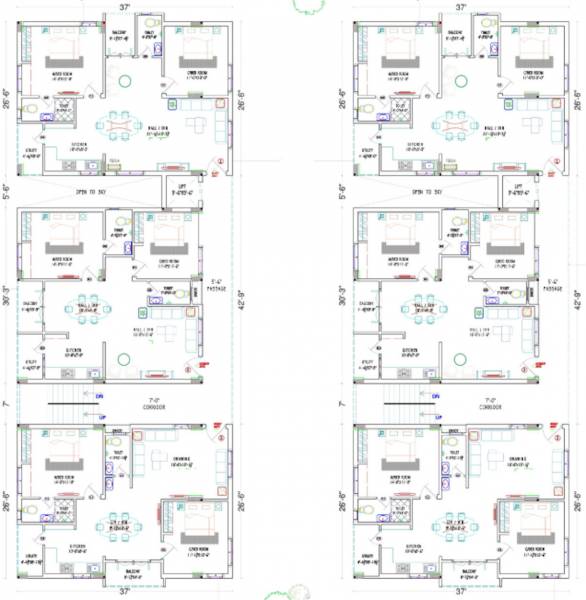  blossoms Sunyuga Blossoms Cluster Plan