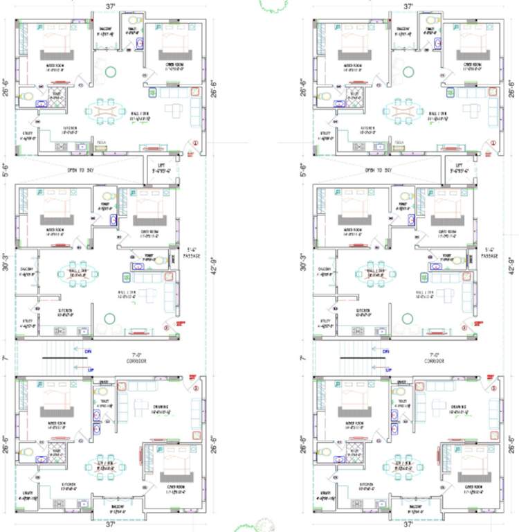  blossoms Sunyuga Blossoms Cluster Plan