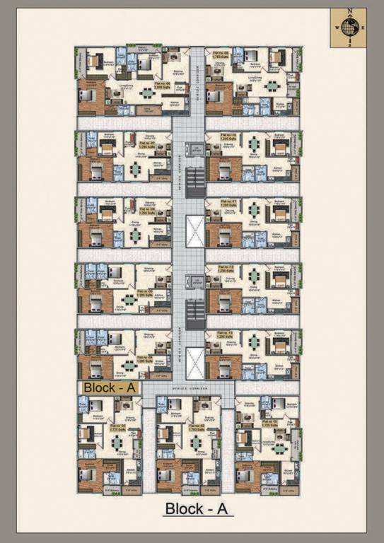 myra project Block A Cluster Plan