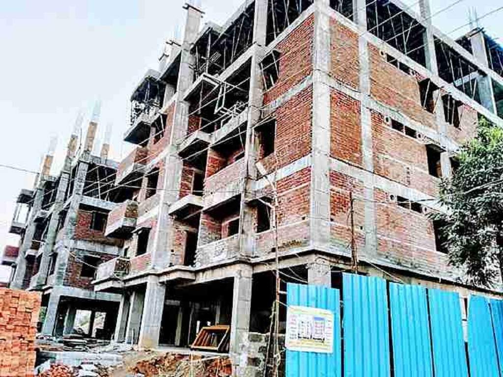  twin towers West Towers Construction Status Jan 22